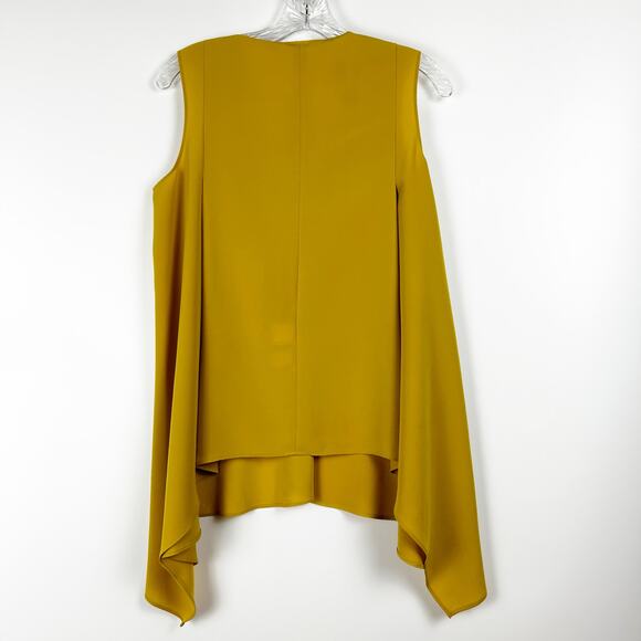 New With Tags RACHEL Rachel Roy November Top Mustard Yellow Womens Size L - Picture 9 of 13